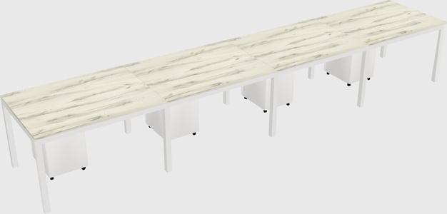 Rectangular desk