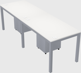 Rectangular desk
