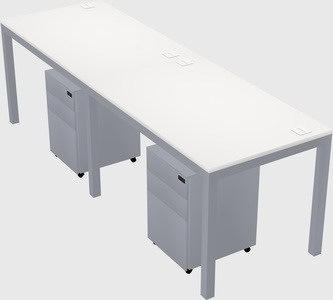 Rectangular desk