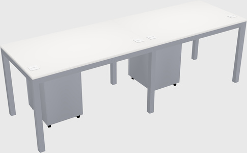 Rectangular desk
