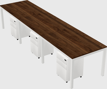 Rectangular desk