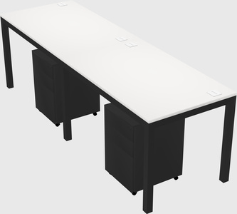 Rectangular desk