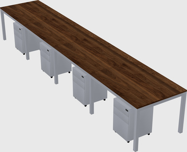 Rectangular desk