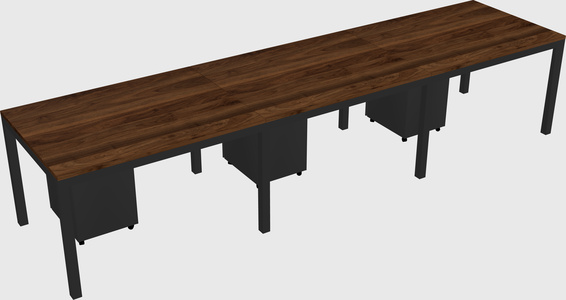 Rectangular desk