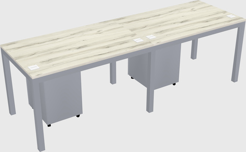 Rectangular desk
