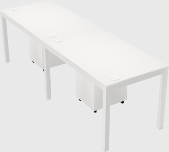 Rectangular desk
