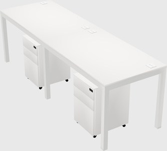 Rectangular desk