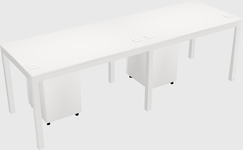 Rectangular desk