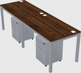 Rectangular desk