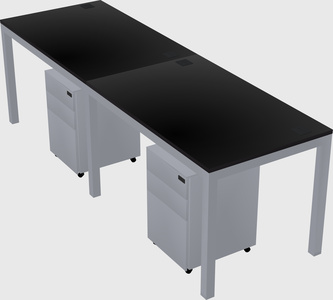 Rectangular desk