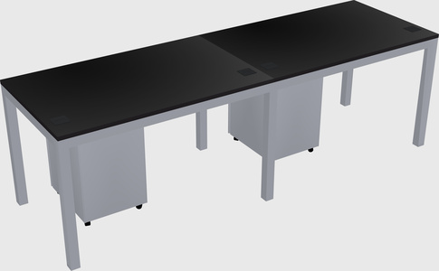 Rectangular desk
