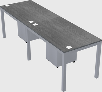 Rectangular desk