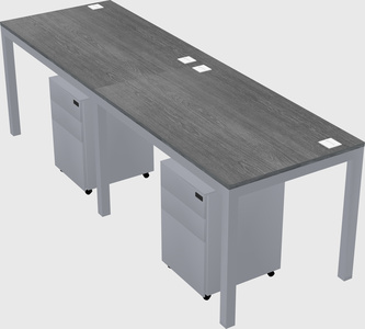 Rectangular desk