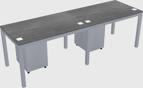 Rectangular desk