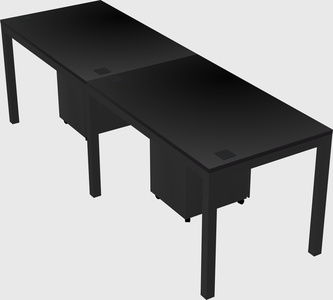 Rectangular desk