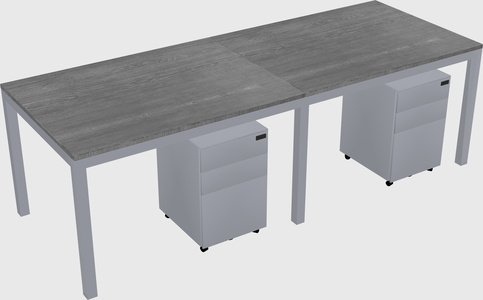 Rectangular desk