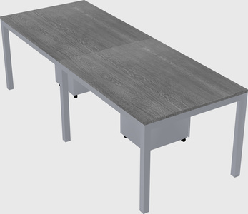 Rectangular desk