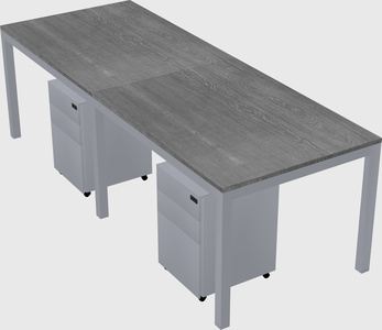 Rectangular desk