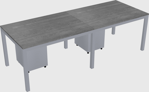 Rectangular desk