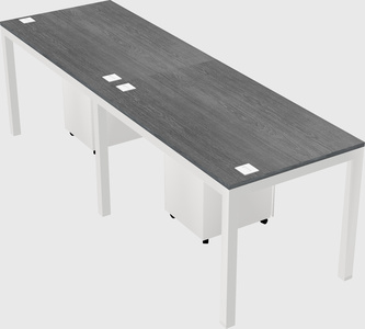 Rectangular desk