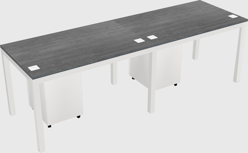 Rectangular desk