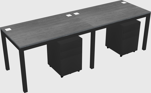 Rectangular desk