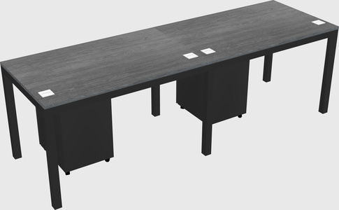 Rectangular desk