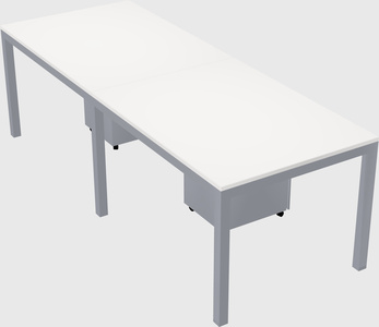Rectangular desk