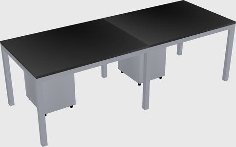 Rectangular desk