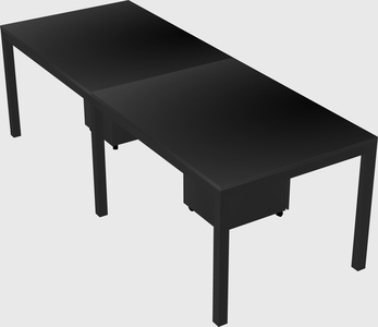 Rectangular desk