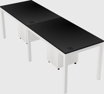 Rectangular desk