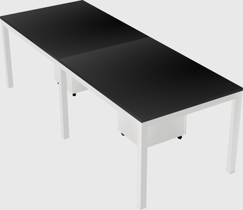 Rectangular desk