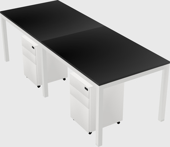 Rectangular desk