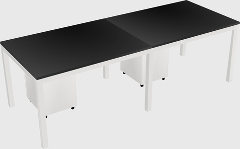 Rectangular desk