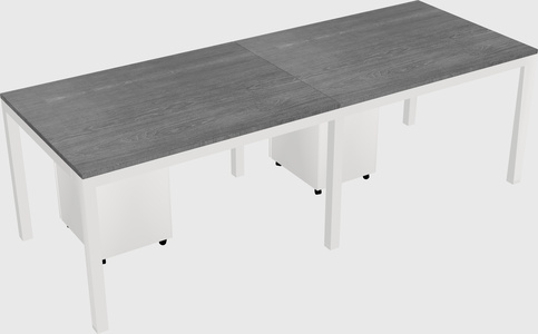 Rectangular desk