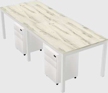 Rectangular desk