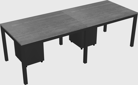 Rectangular desk