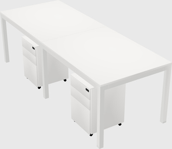 Rectangular desk