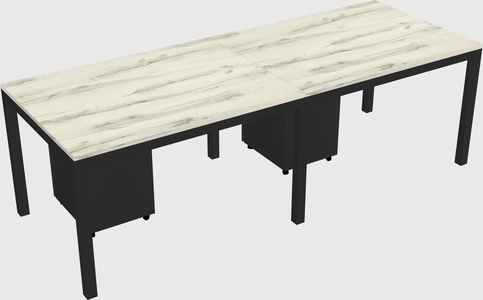 Rectangular desk