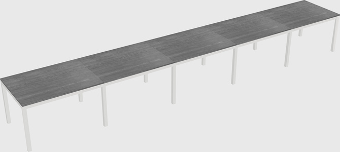 Rectangular desk