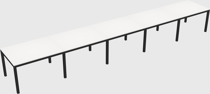 Rectangular desk