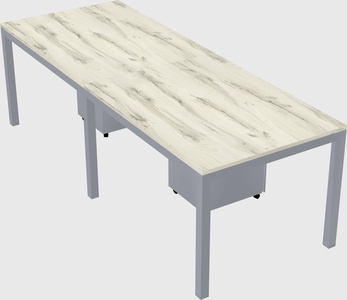 Rectangular desk