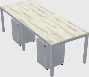 Rectangular desk