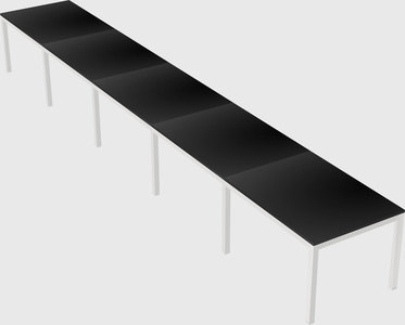 Rectangular desk