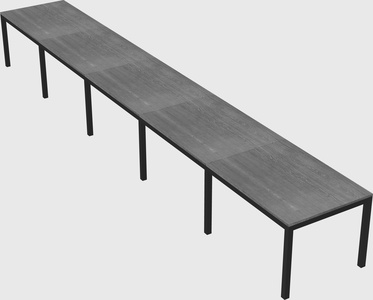 Rectangular desk