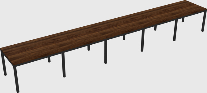 Rectangular desk