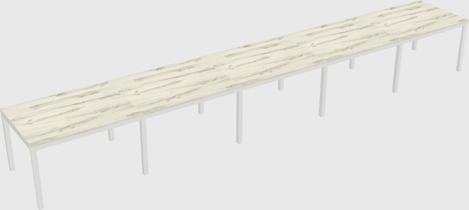 Rectangular desk