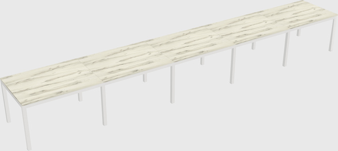 Rectangular desk