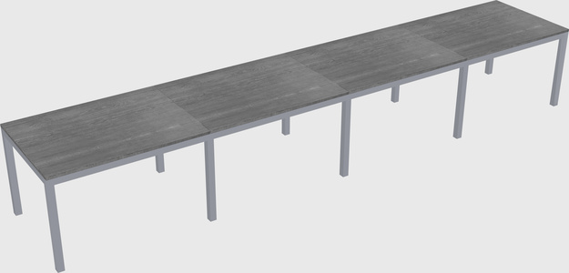 Rectangular desk