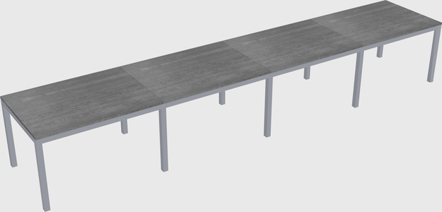Rectangular desk